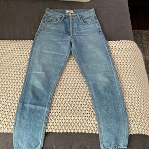 AGOLDE Riley light wash jean